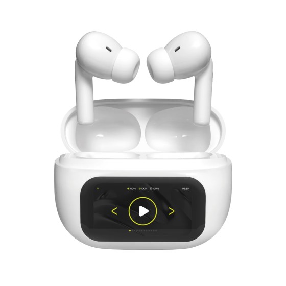 Auricolari Wireless Touch con Display e tecnologia ANC